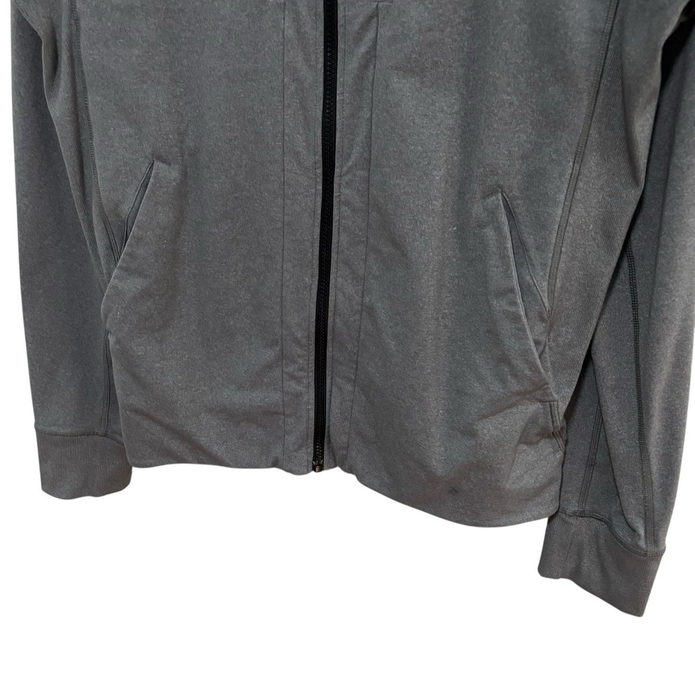 Lululemon Shift Track Jacket Men's XL Gray Full Zip Stretch Active Gym 23 x 28 - Picture 3 of 9